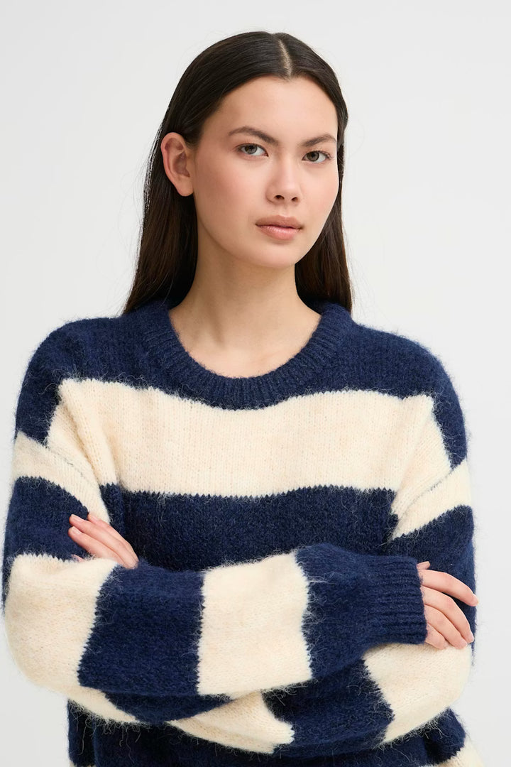 Ihdayana Jumper / Patriot Blue Stripe - Domestic Science Home