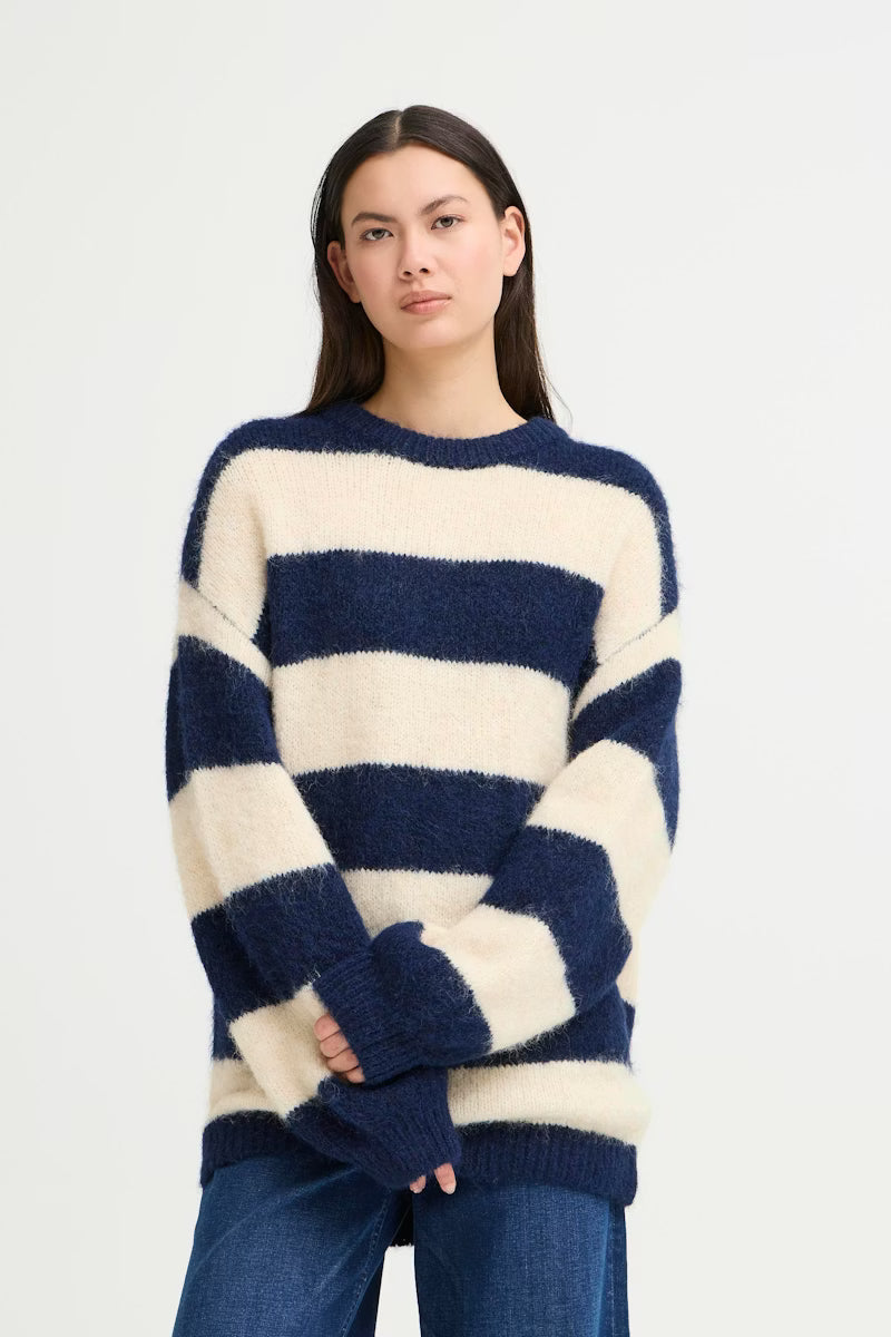 Ihdayana Jumper / Patriot Blue Stripe - Domestic Science Home