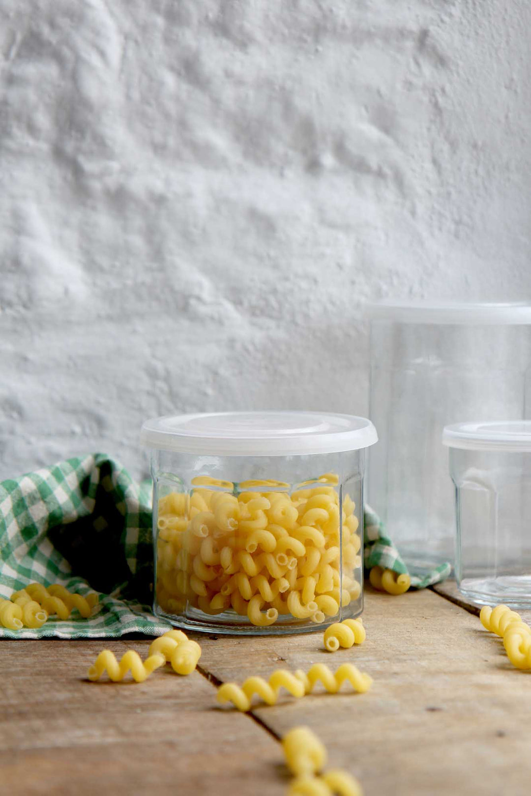 Jam Glass Storage Jar w Lid 870 ml