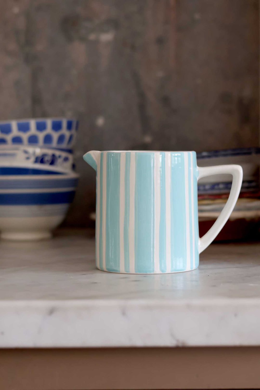 Jug Small / Blue Stripe