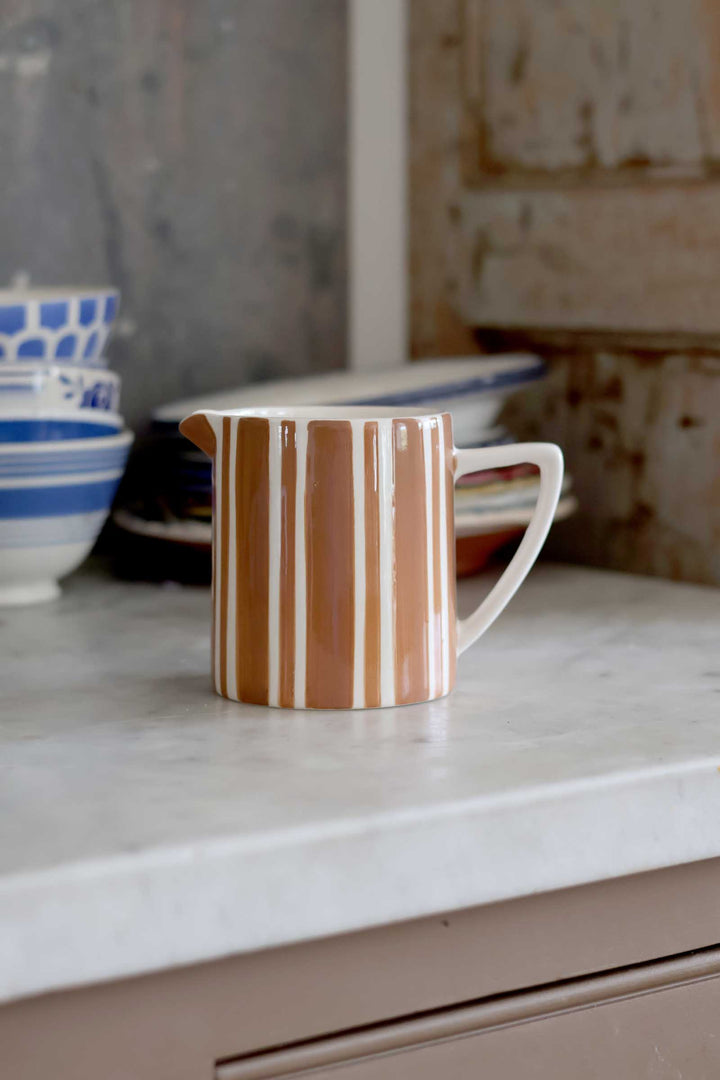 Jug Small / Brown Stripe