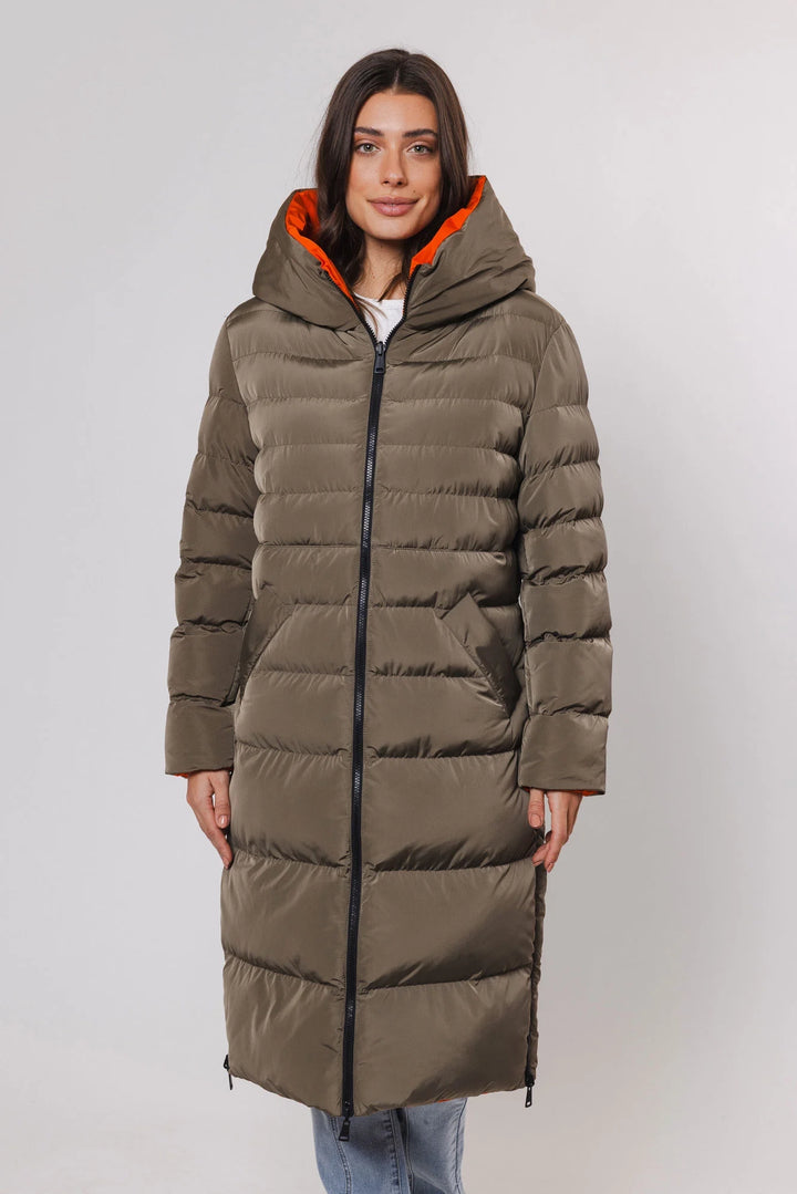 Reversible Long Padded Coat / Hunter & Tango