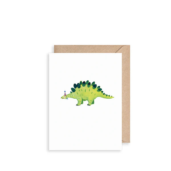 Stegosaurus With Party Hat