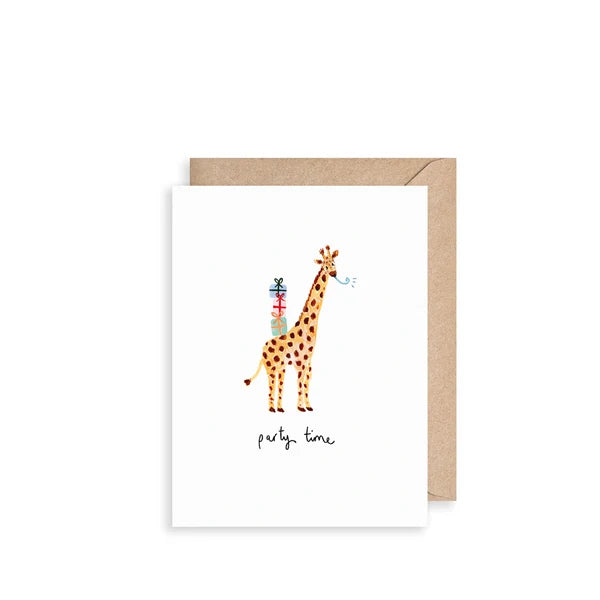 Giraffe Party Time