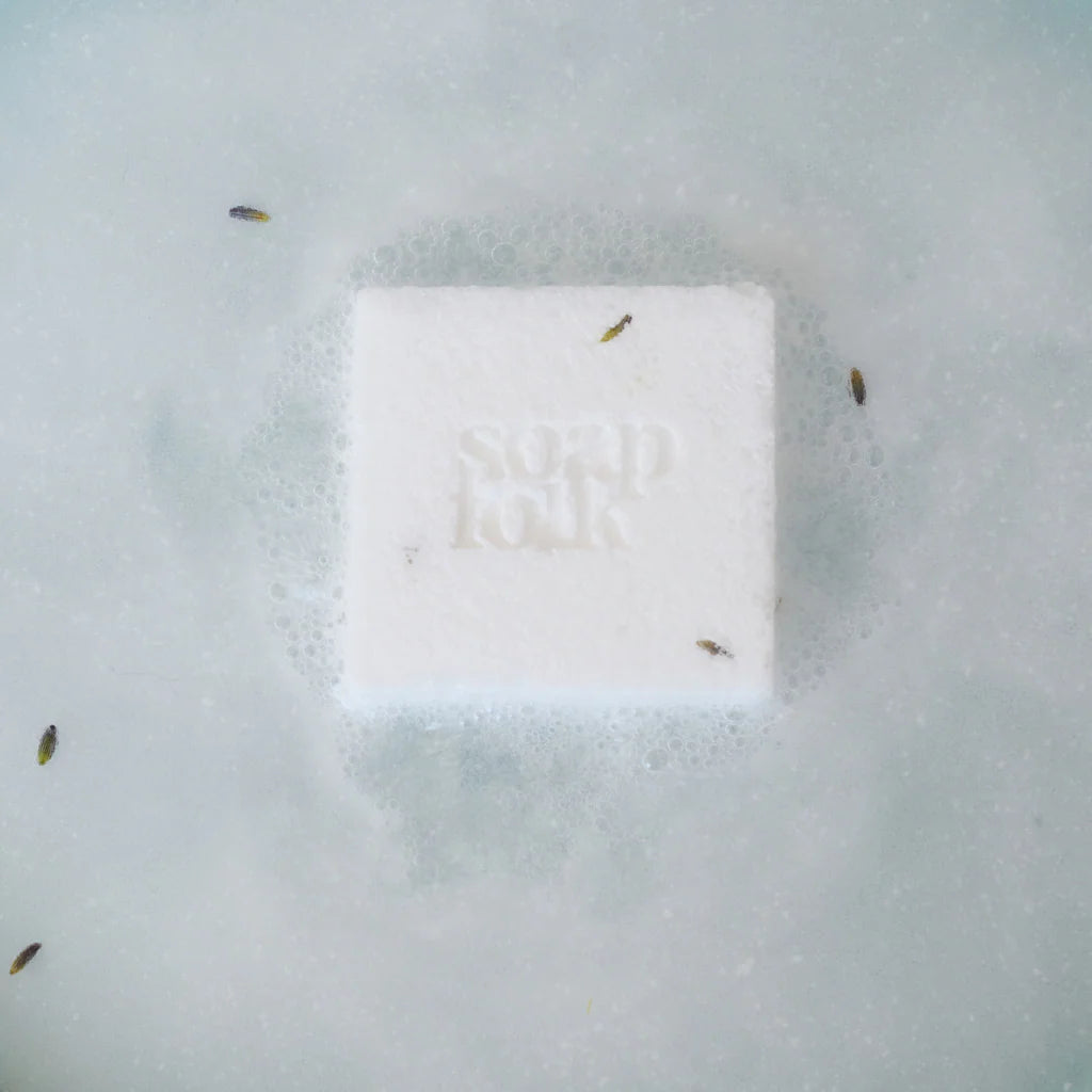 Lavendar Salt Bath Cube - Domestic Science Home