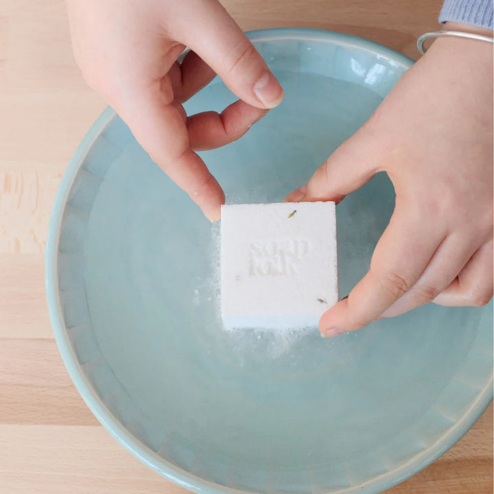Lavendar Salt Bath Cube - Domestic Science Home