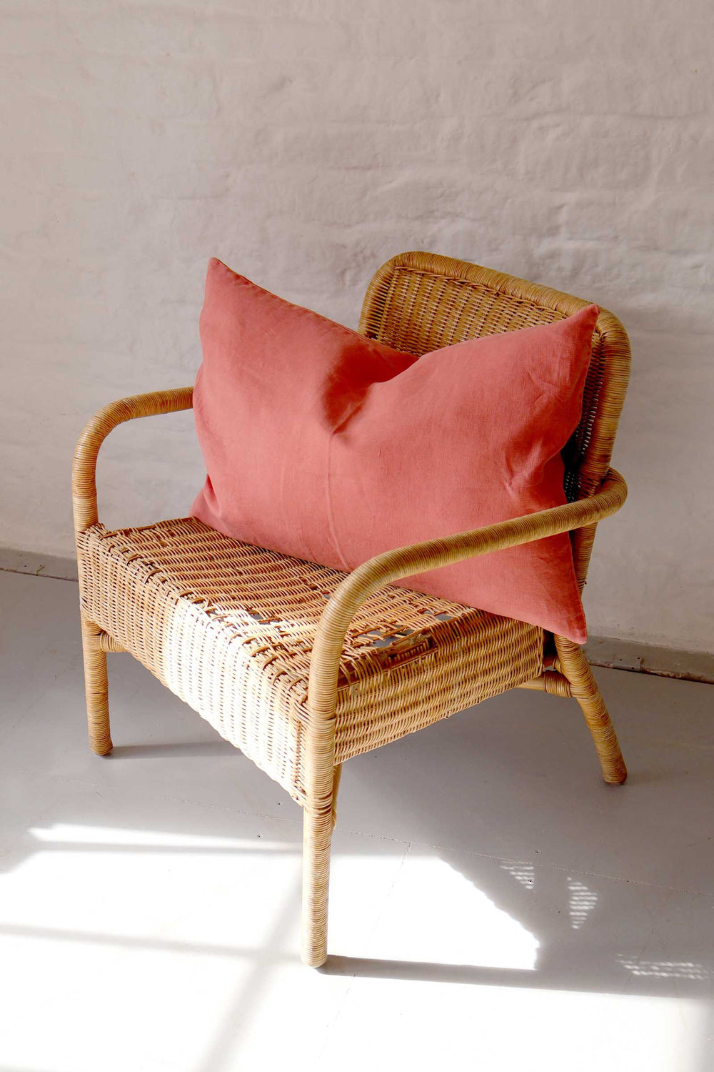 Linen Rectangle Cushion / Melon

Regular price