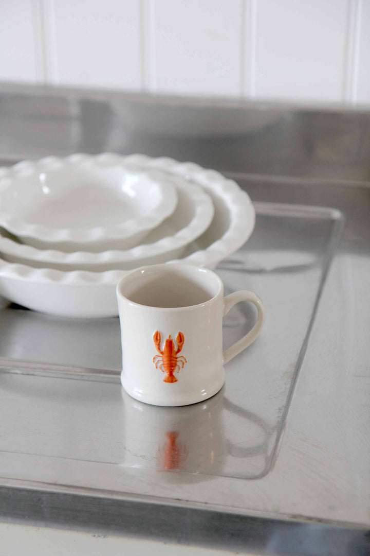 Lobster Stoneware Mini Mug