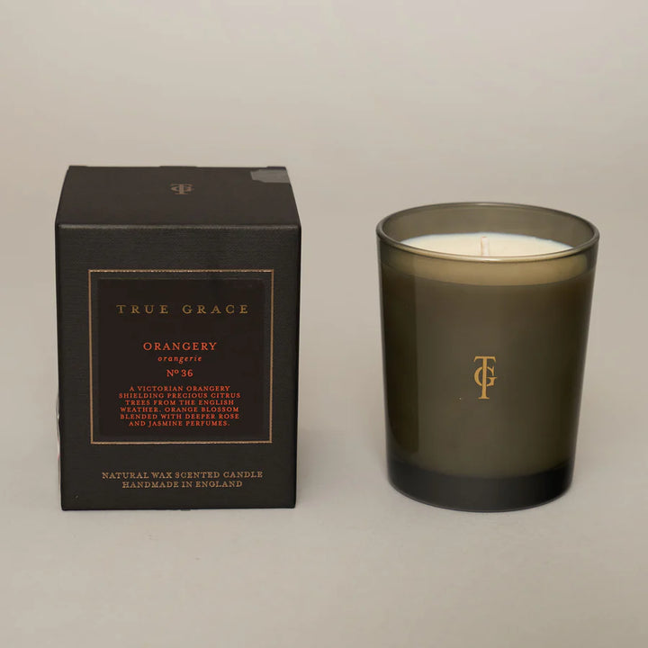 true grace orangery candle with box