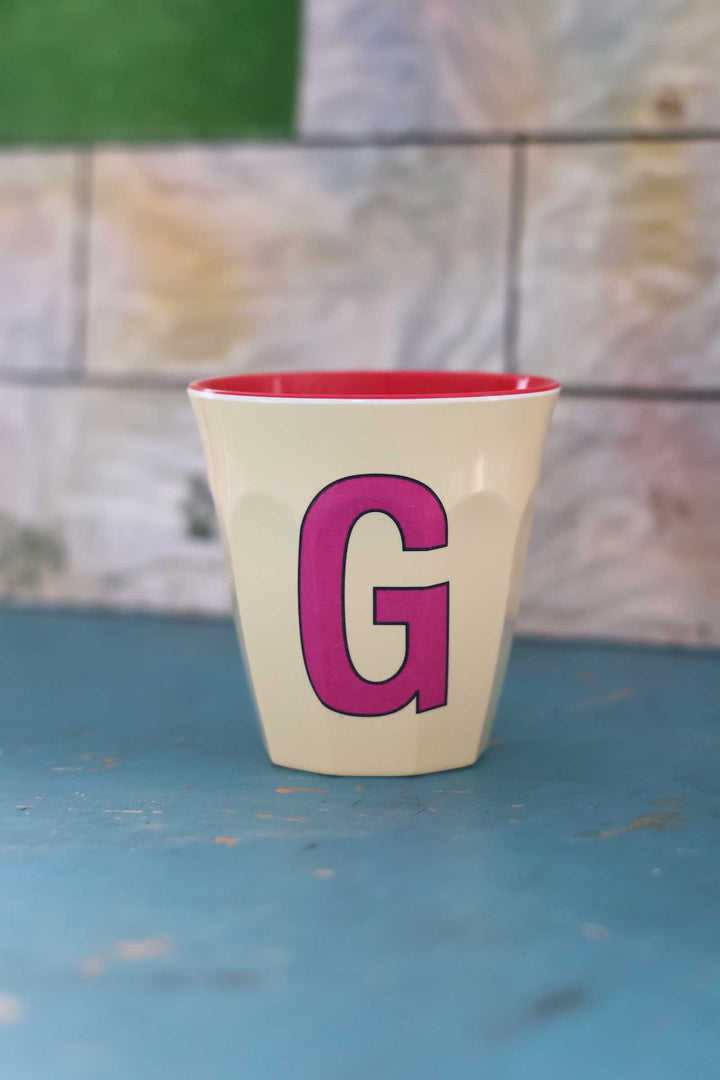 Melamine Cup / Letter G - Domestic Science Home