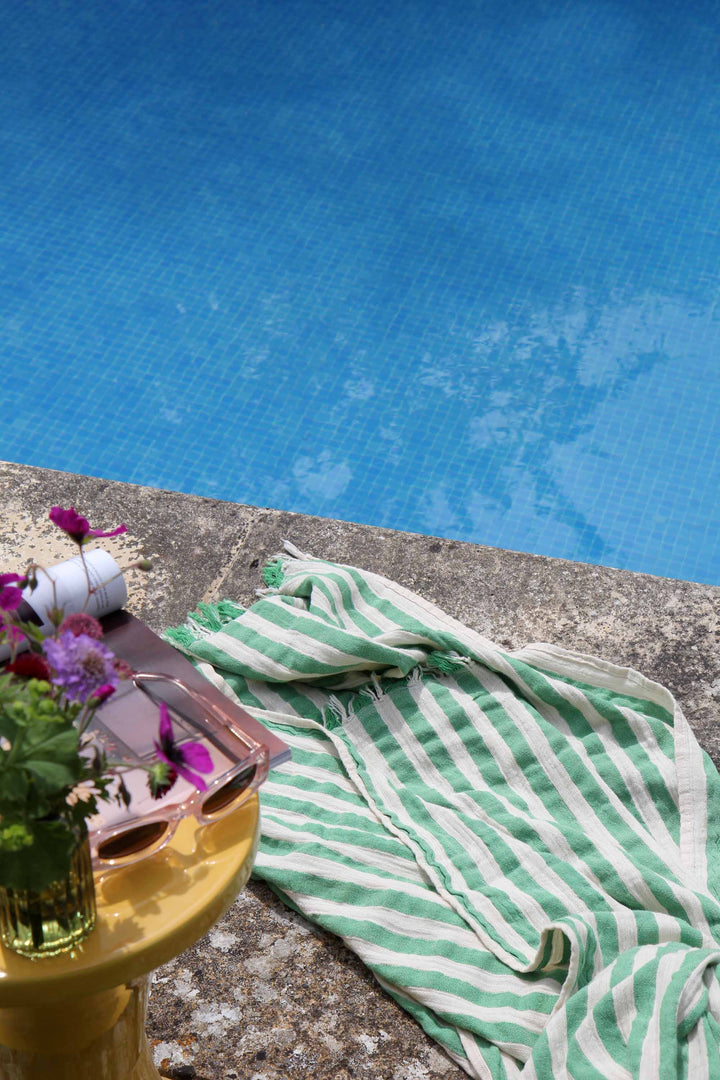 Melody Turkish Towel / Benetton Green
