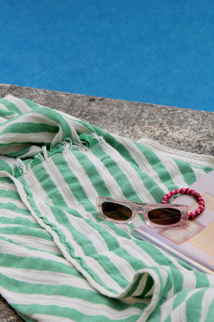 Melody Turkish Towel / Benetton Green
