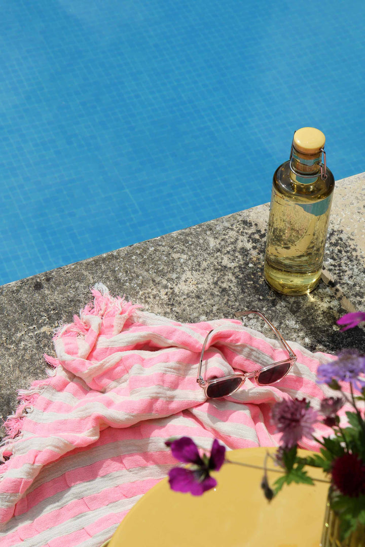 Melody Turkish Towel / Neon Pink