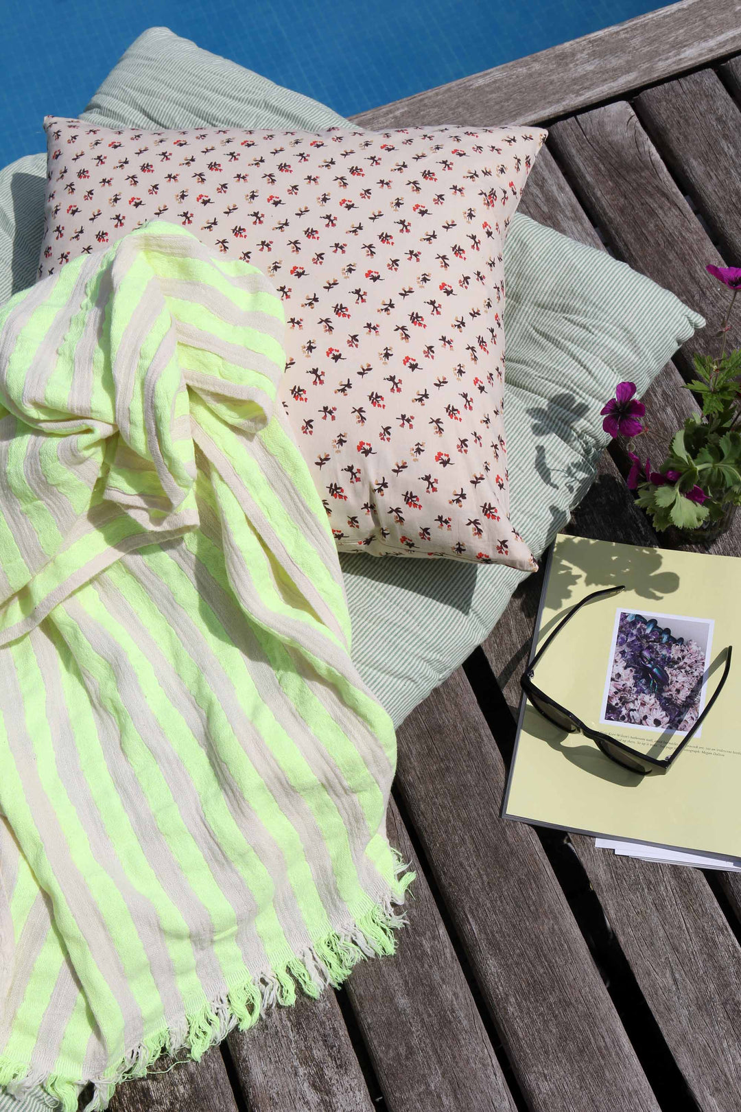 Melody Turkish Towel / Neon Yellow
