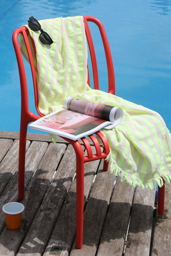 Melody Turkish Towel / Neon Yellow