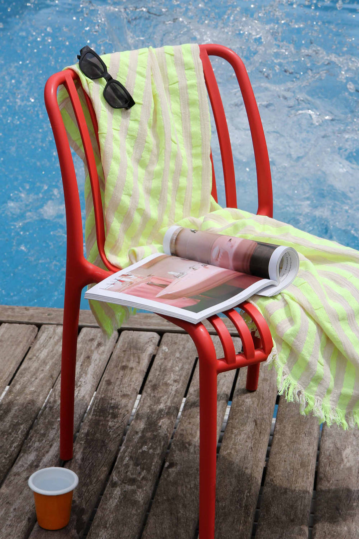 Melody Turkish Towel / Neon Yellow