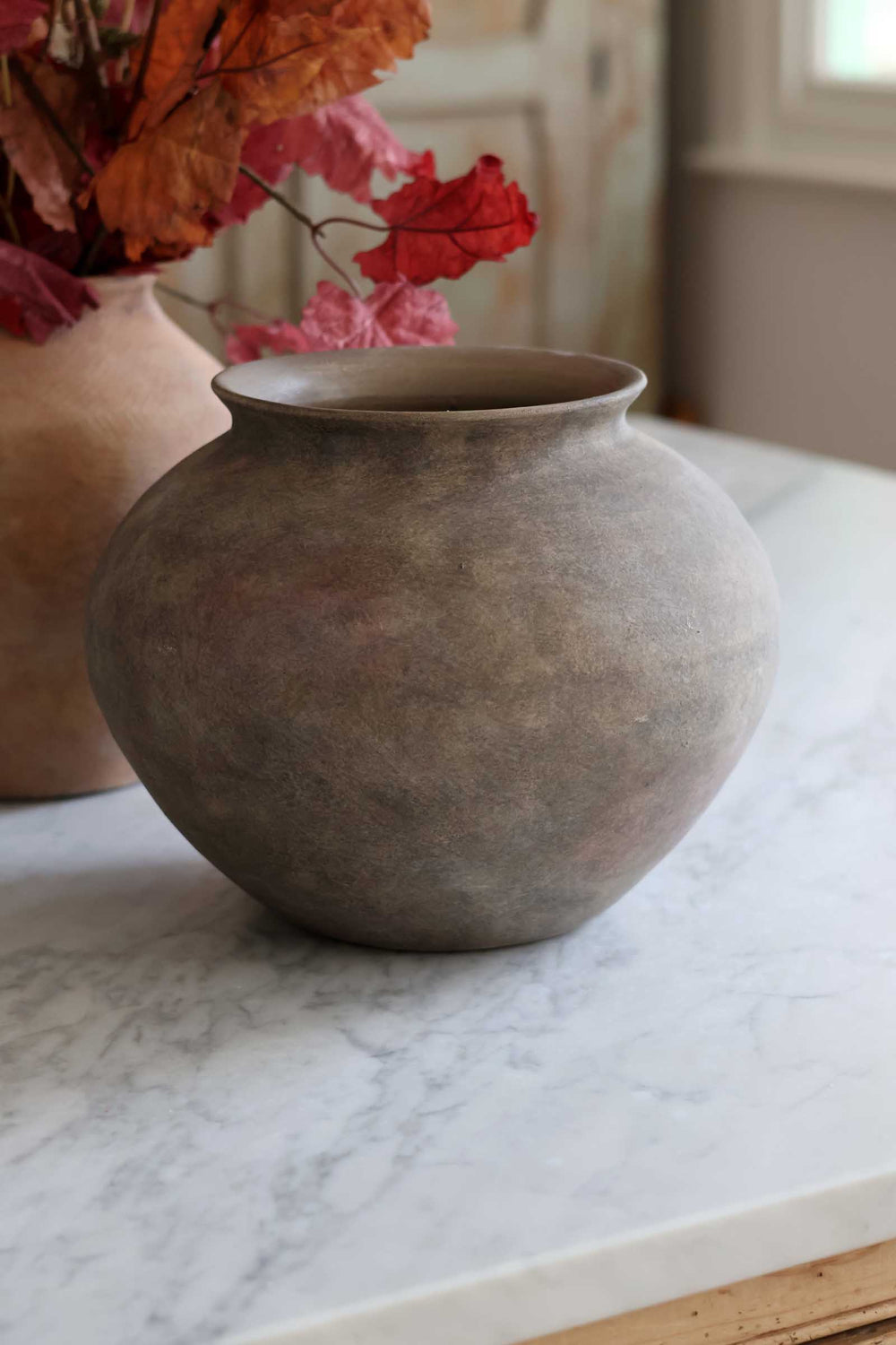 Minerva Terracotta Floor Vase