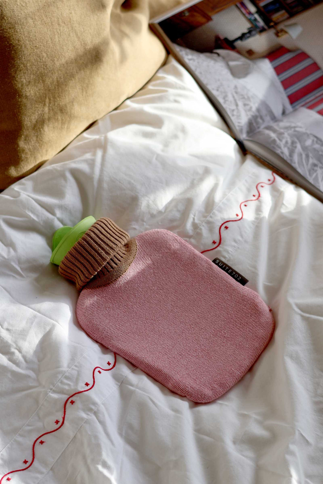 Mini Hot Water Bottle / Rose