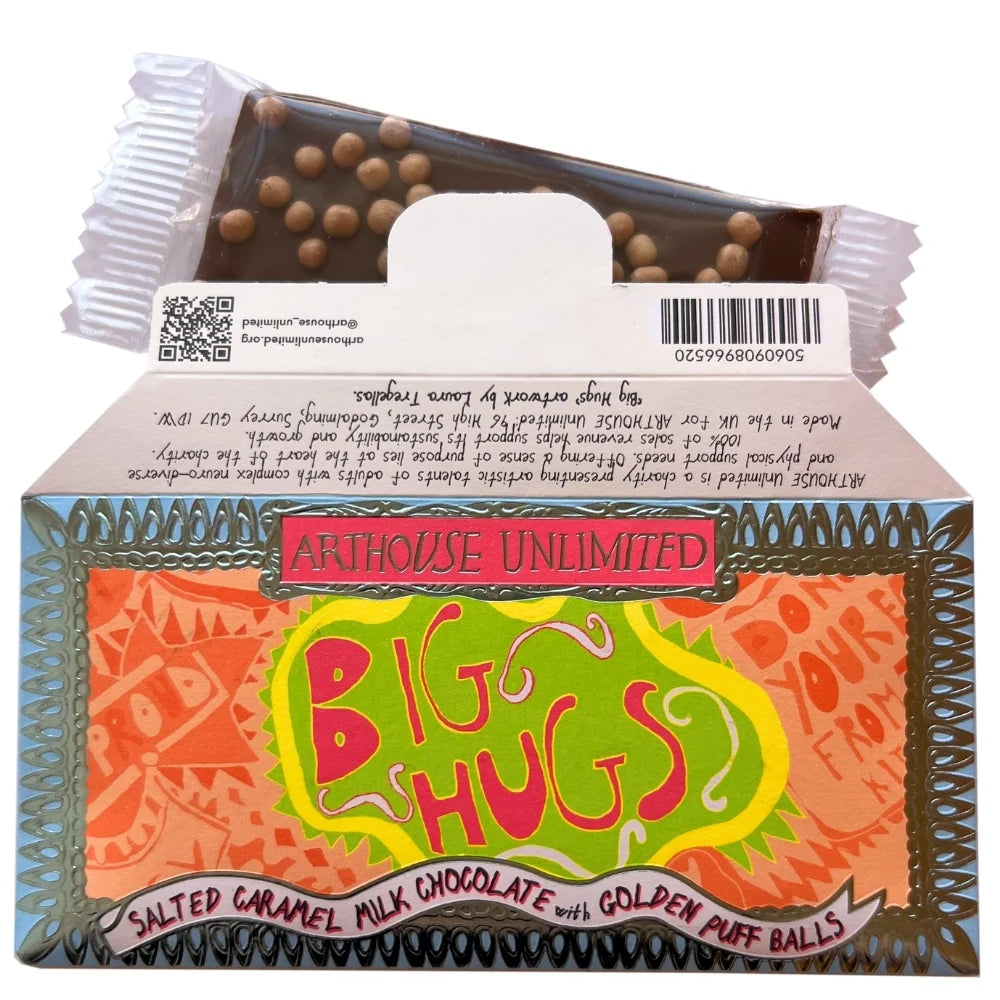 Big Hugs Salted Caramel Milk Chocolate with Golden Puff Balls