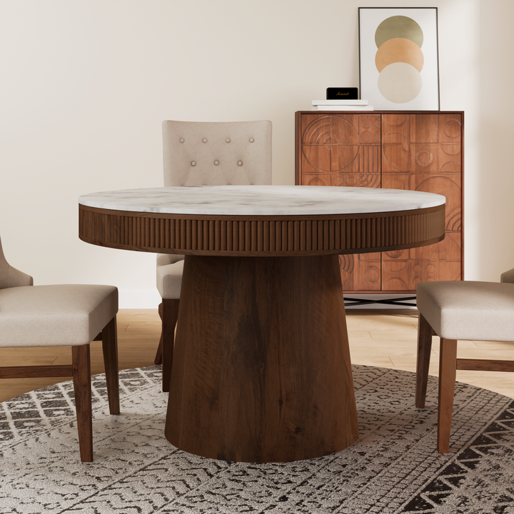 Noah Dining Table / Marble Top 119cm x 76cm