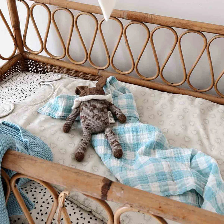 Baby Muslins / Gingham Blue - Domestic Science Home