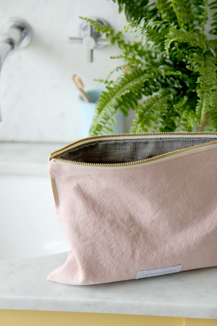 Organic Cotton Large Pouch / Delicate Pink