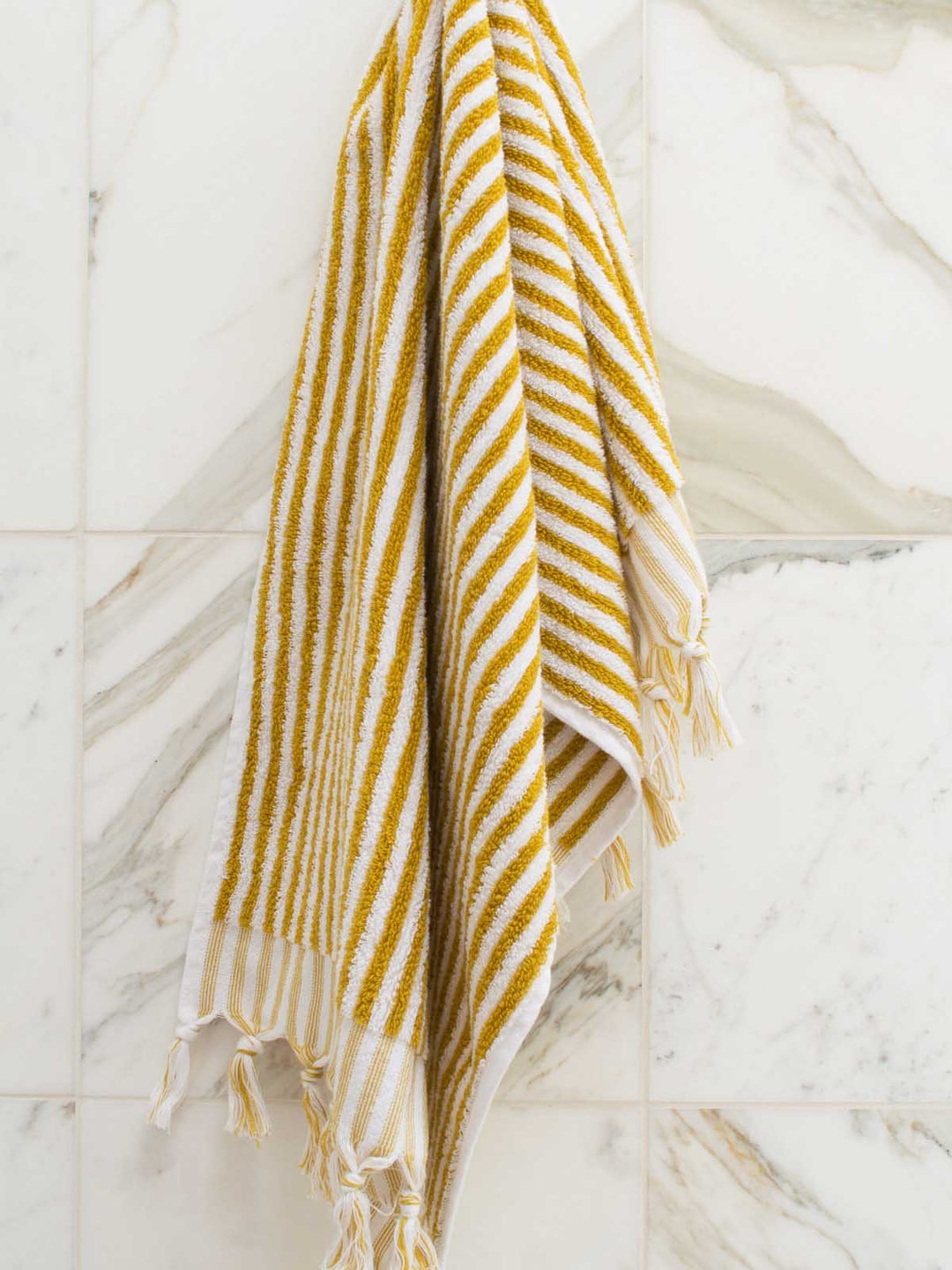 Striped Towel Mustard Yellow / 100x45cm