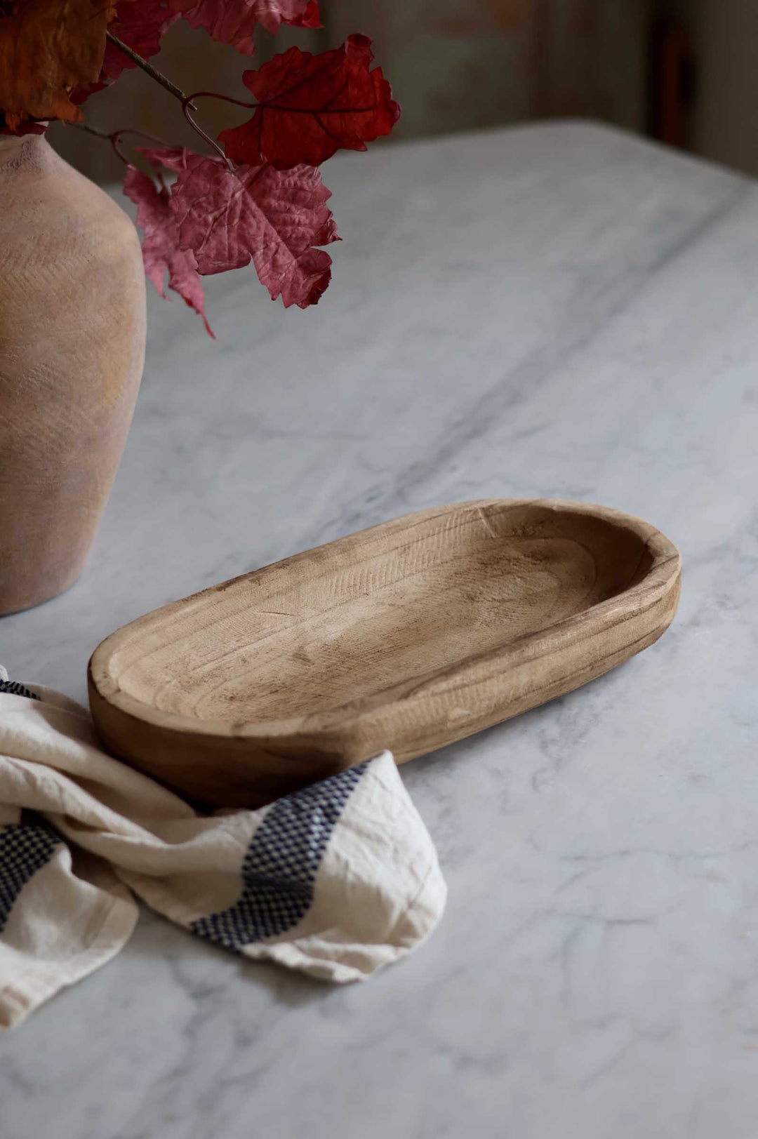 Oval Wooden Tray