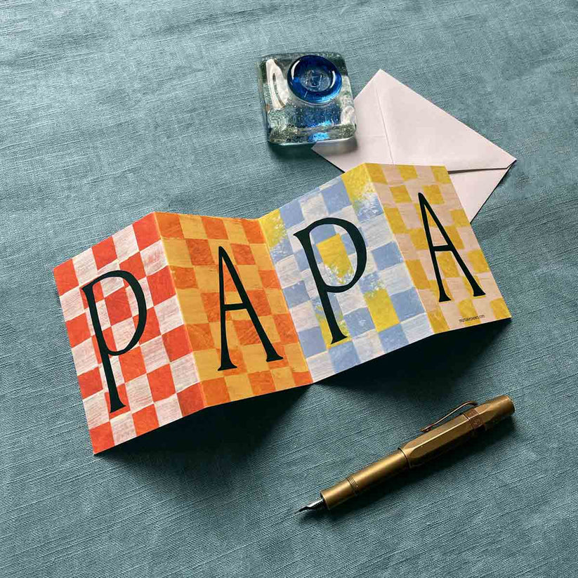 Papa Concertina Card