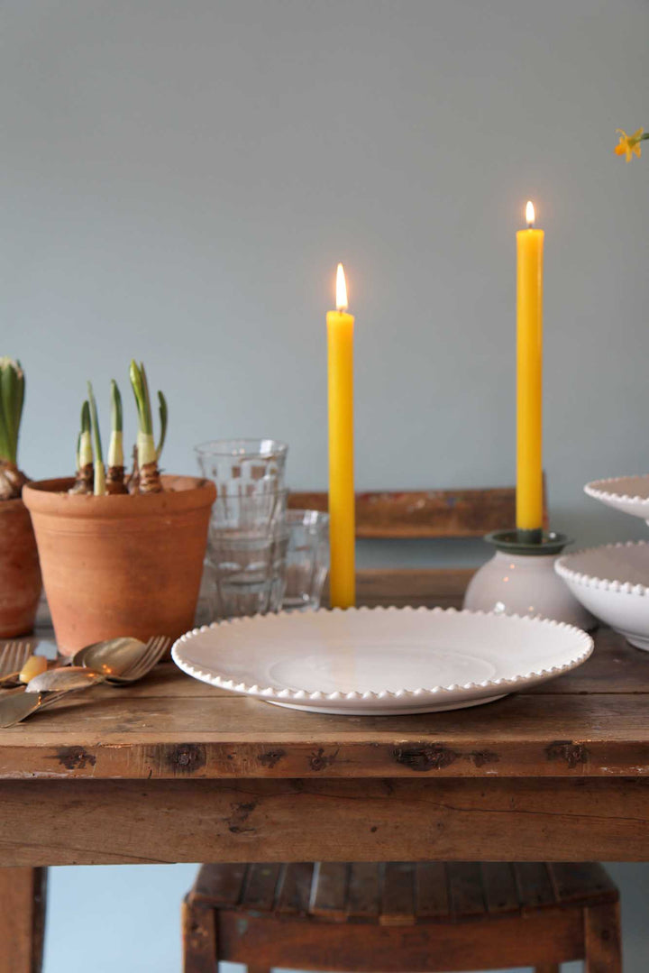 Pearl White Charger / Platter 34cm