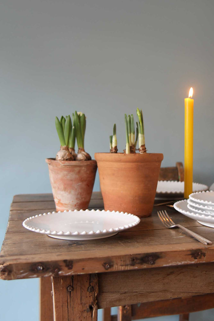 Pearl White Salad Plate 22cm