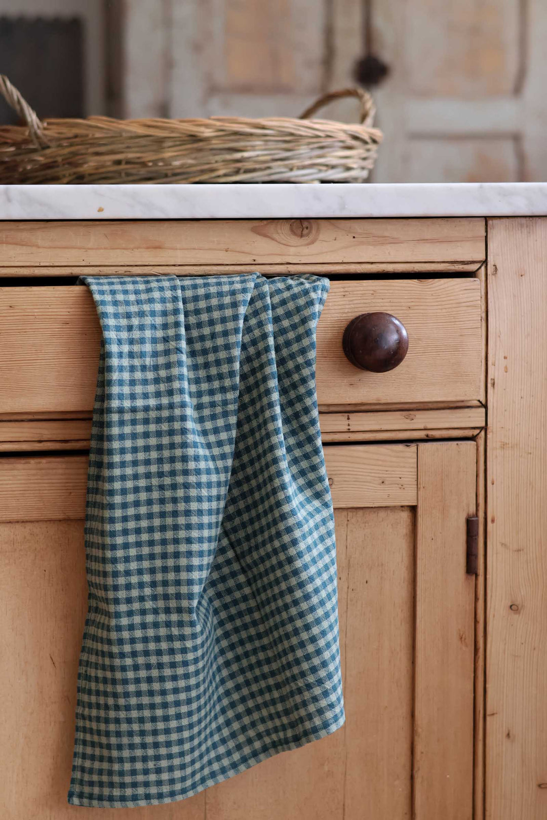 Piana T-Towel Bleu de Prusse Linen Blend / 48x70cm
