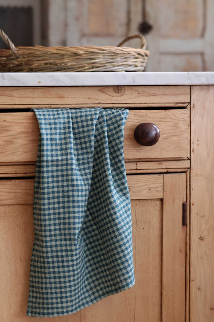 Piana T-Towel Bleu de Prusse Linen Blend / 48x70cm