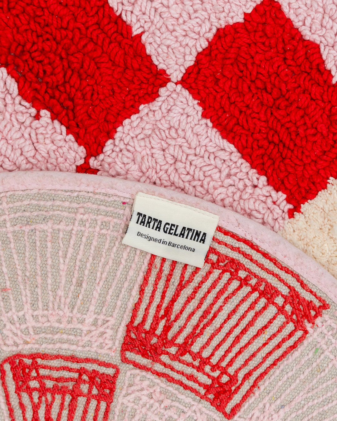 Rita Bathmat / Red & Pink - Domestic Science Home