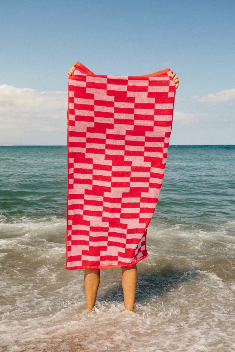 Poppy Bath Towel - Domestic Science Home