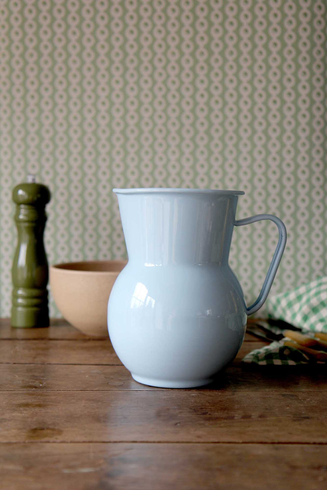Pitcher / Enamel Blue