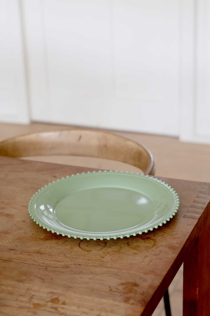 Plate D33cm / Pearl Green