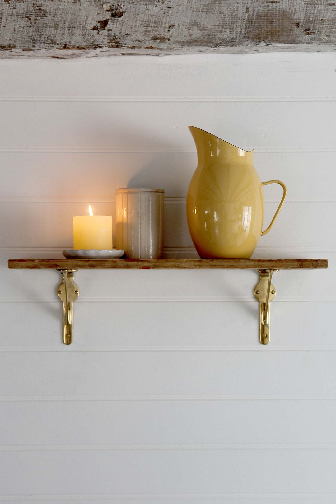Polished Brass Bracket  6" x 6"
