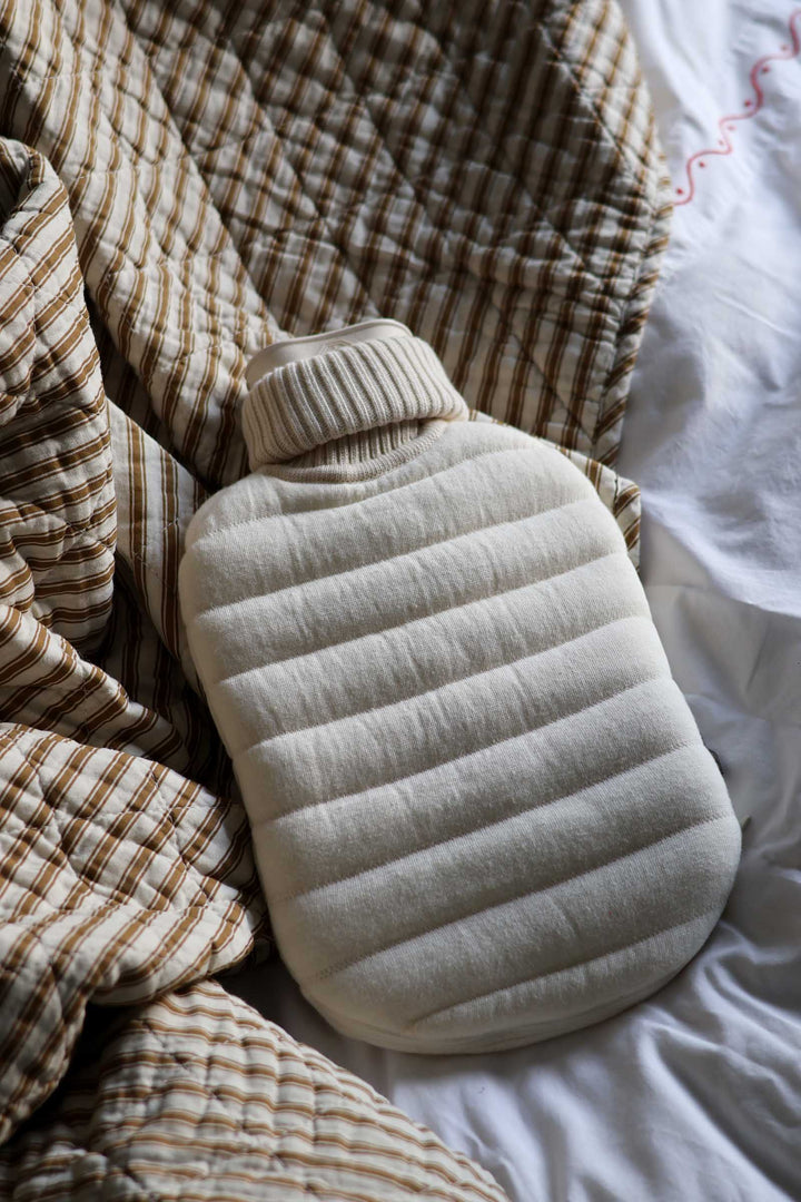 Puffy Hot Water Bottle / Ivory