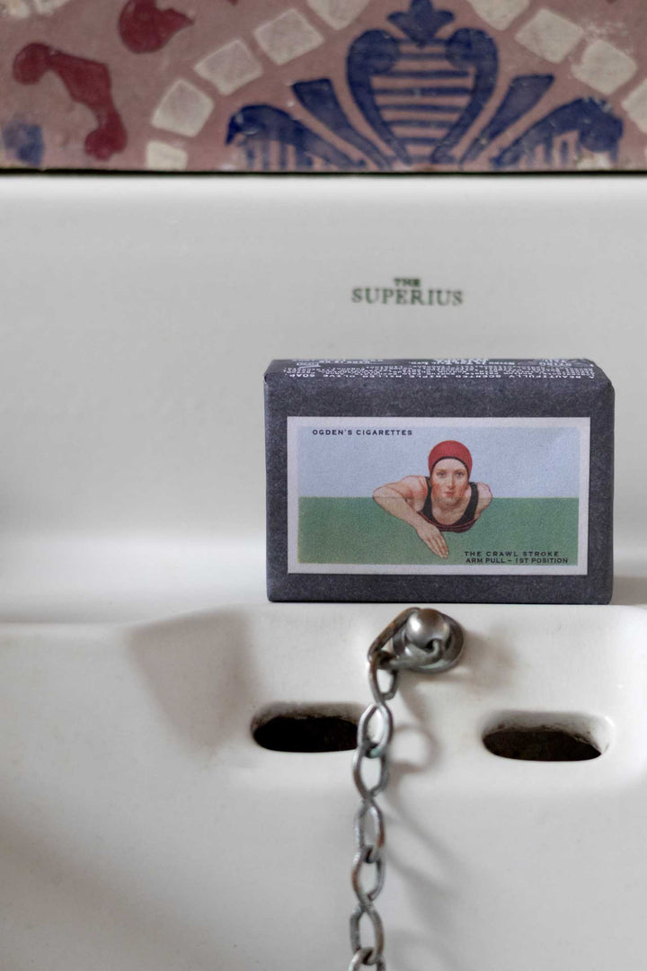 A novelty matchbox styled like a vintage &