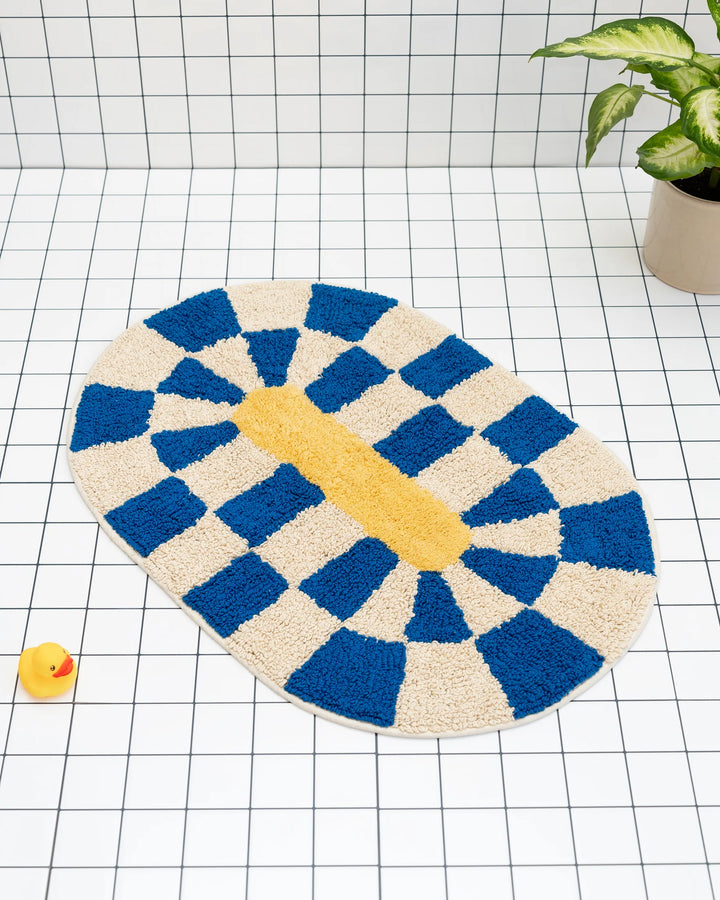 Rita Bathmat / Blue - Domestic Science Home