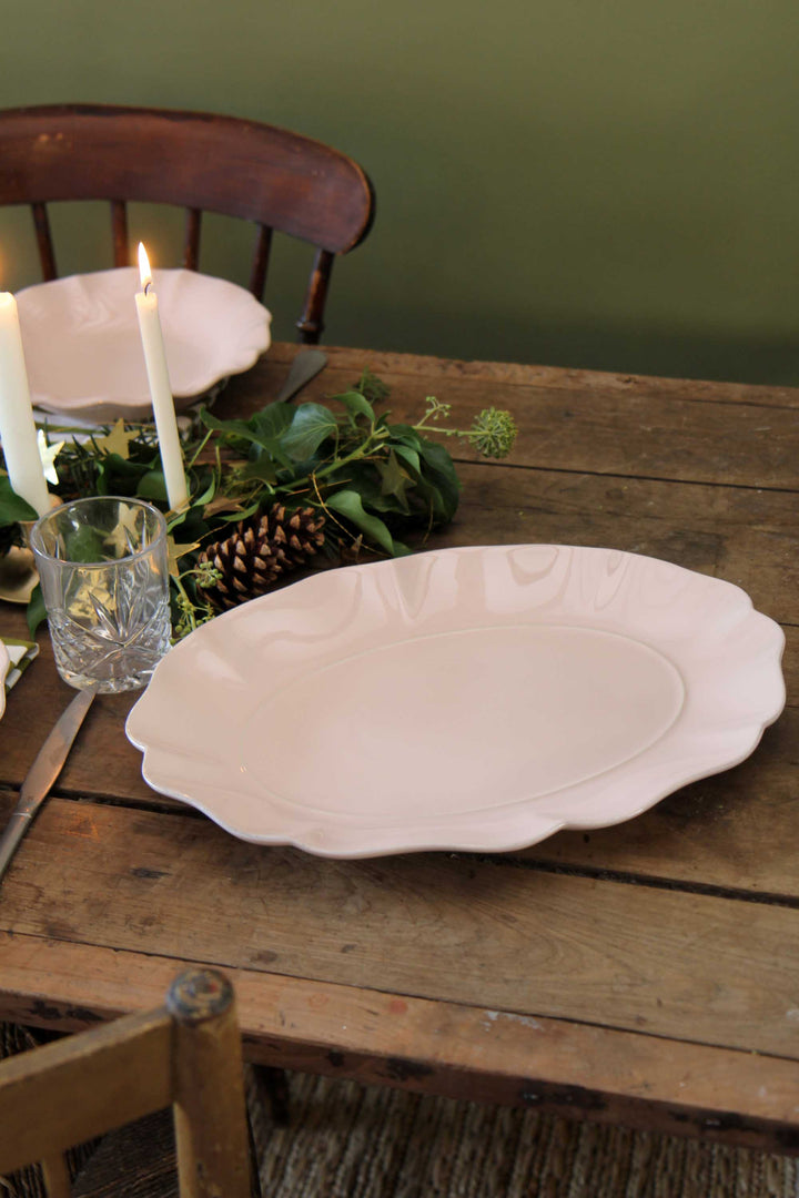 Rosa Pink Oval Platter / 30cm