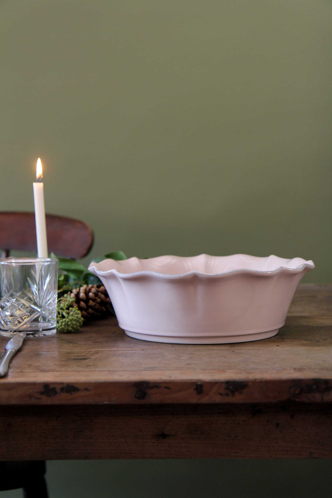 Rosa Pink Serving Bowl / 30cm