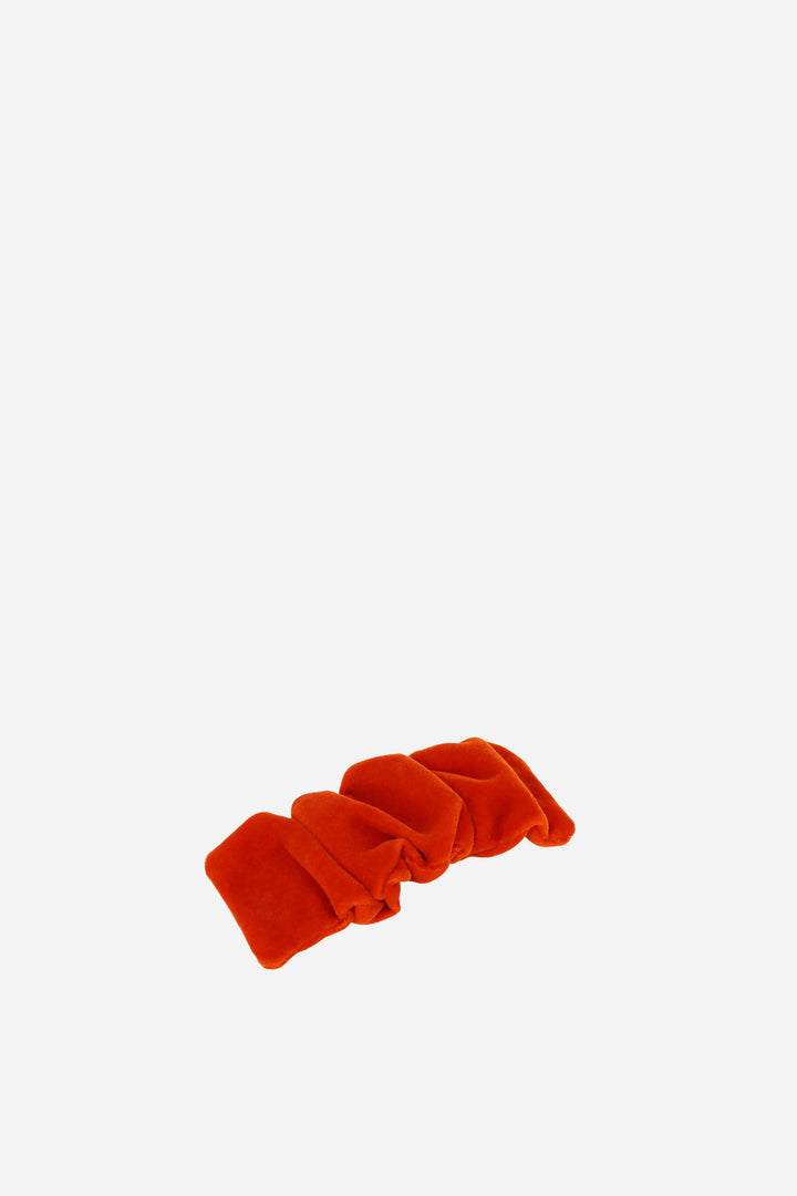 Ruched Hair Clip / Rust