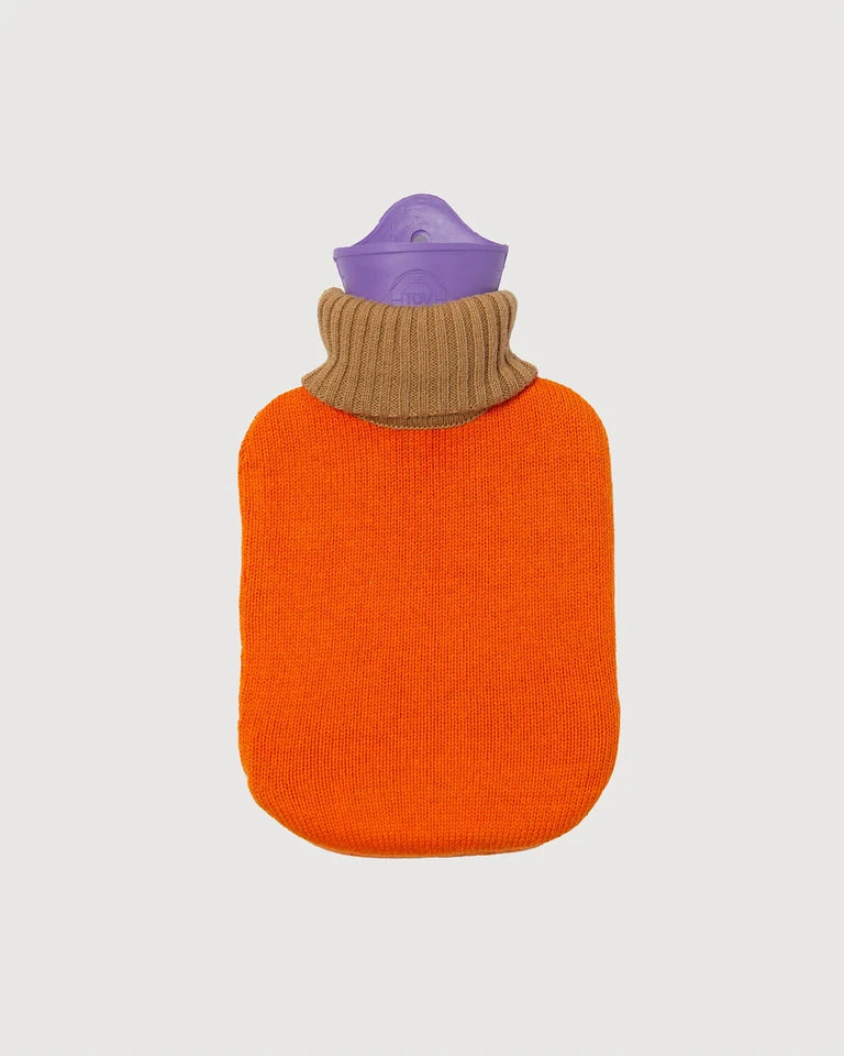 Mini Hot Water Bottle / Orange