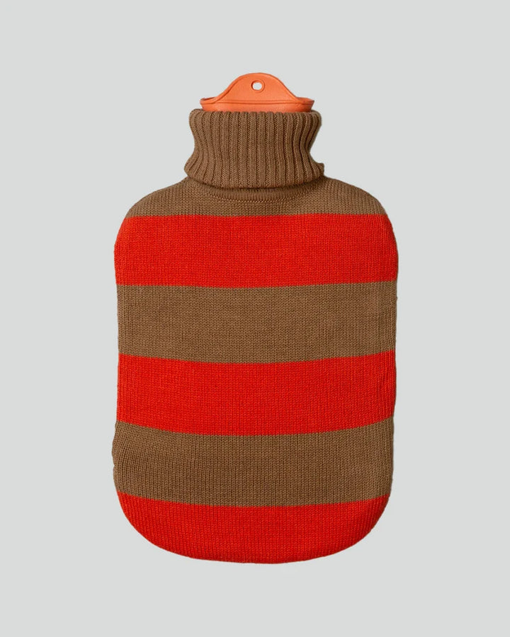 Hot Water Bottle / Vermillion-Camel