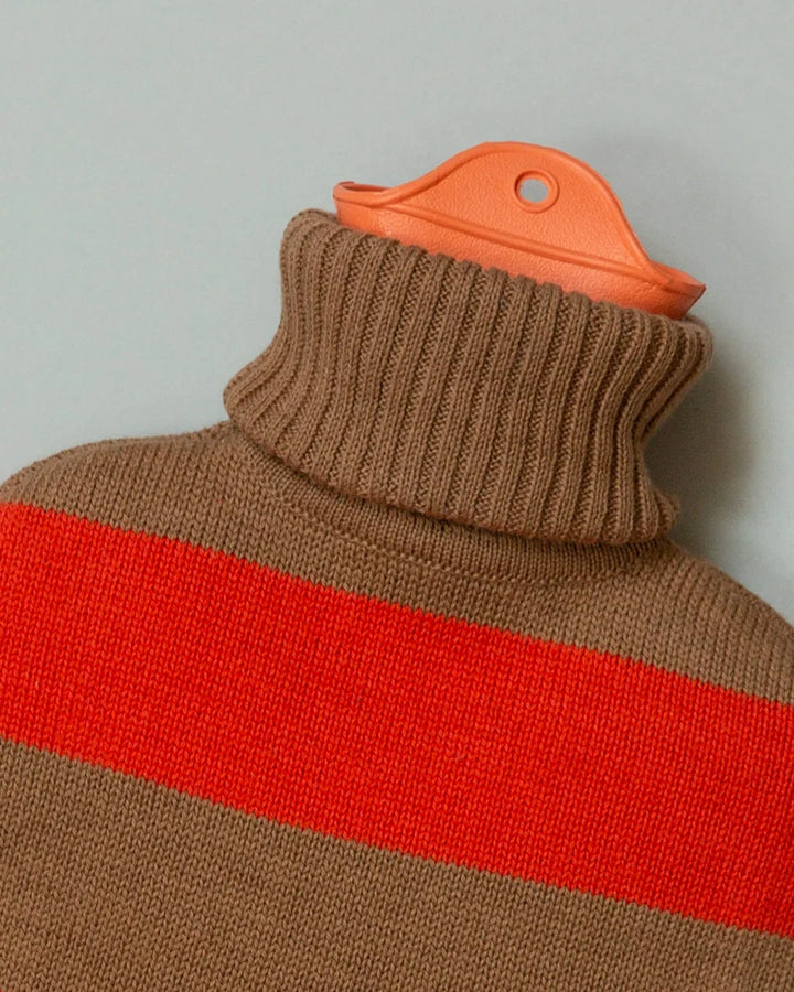 Hot Water Bottle / Vermillion-Camel