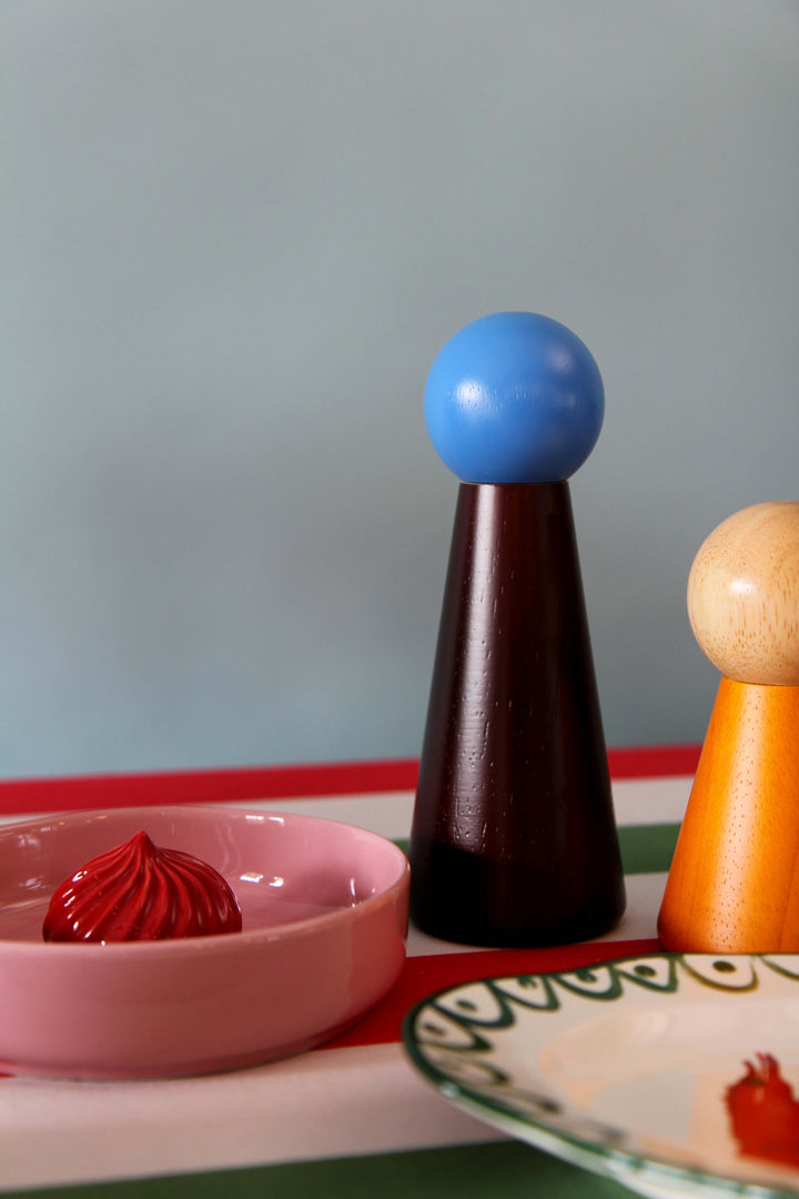 Salt & Pepper Halma Large / Burgundy