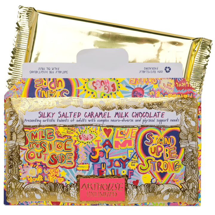 Full of Joy Silky Salted Caramel Milk Chocolate Bar