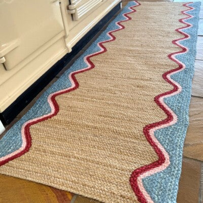 Sky Wave Jute Rug  Rectangle / 61x183cm